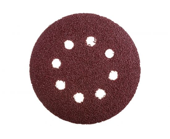 Круг абразивный шлифовальный (5 шт; 125 мм; P 40; 8 отв) КЕДР 54674 – изображение 4