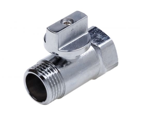 Шаровой кран AQUALINK мини хром вн-нар 1/2 m Cr 1321 – изображение 4