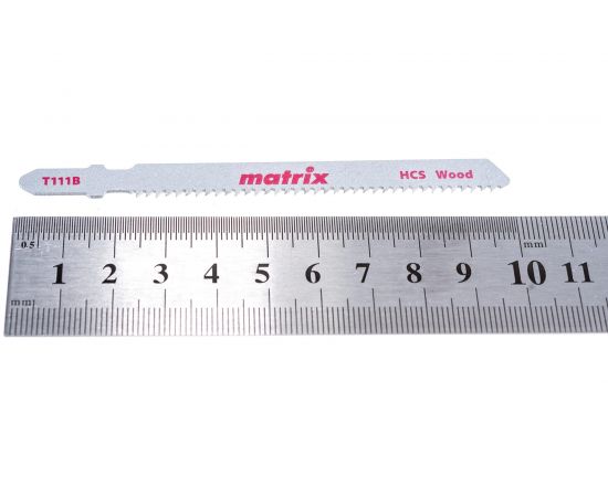 Полотно по дереву T111B (3 шт; 100х75 мм; шаг 2 мм; HCS) для электролобзика MATRIX 78225 – изображение 4