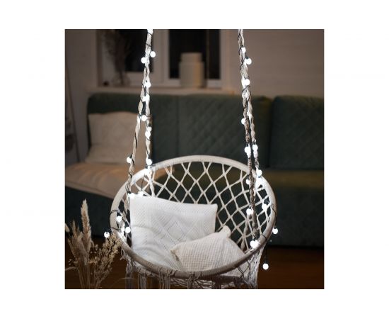 Гирлянда Neon-Night Мультишарики, диаметр 18 мм, 5м, темно-зеленый ПВХ, 25 LED, Белые 303-555 – изображение 5