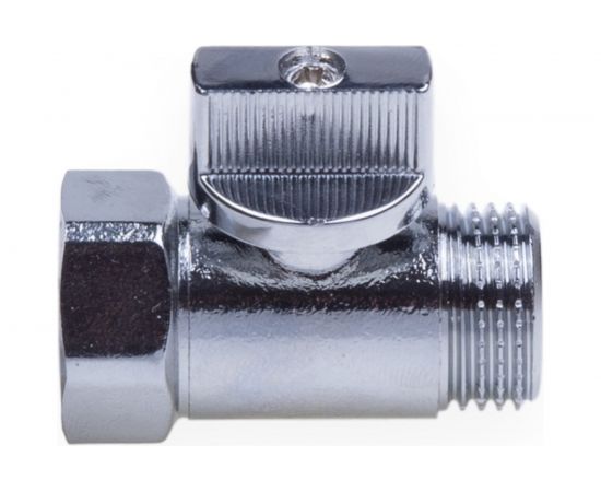 Шаровой кран AQUALINK мини хром вн-нар 1/2 m Cr 1321 – изображение 6