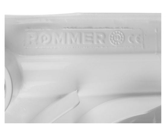 Алюминиевый радиатор ROMMER Optima 500 6 секций RAL9016 89557 – изображение 9