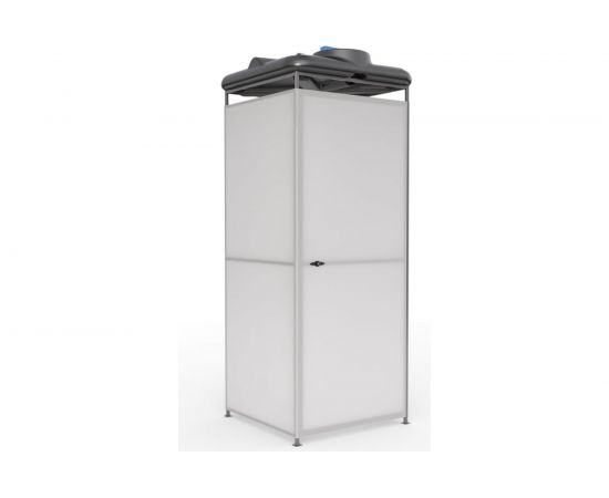 Бак для душа РОСА с крышкой и подогревом POLIMER GROUP 130 л DRS130S112 – изображение 9