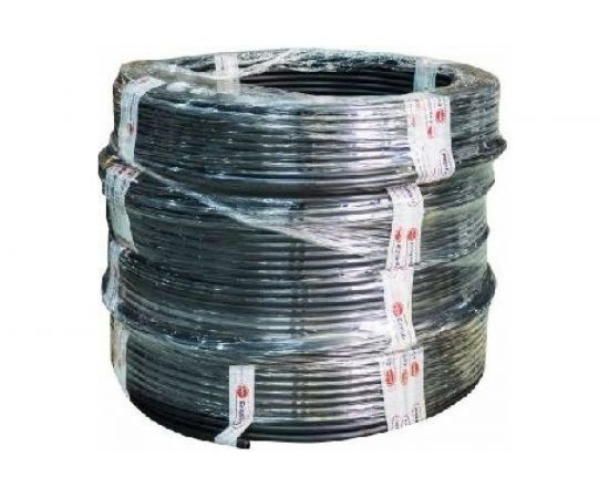 Гладкая труба Экопласт ПНД, диаметр 16 мм, цвет черный 22016 