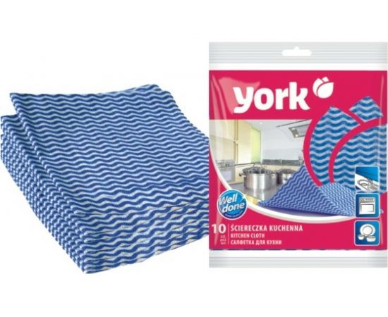 Салфетка для кухни YORK Макарена 10 шт., 35х35 см 021040 