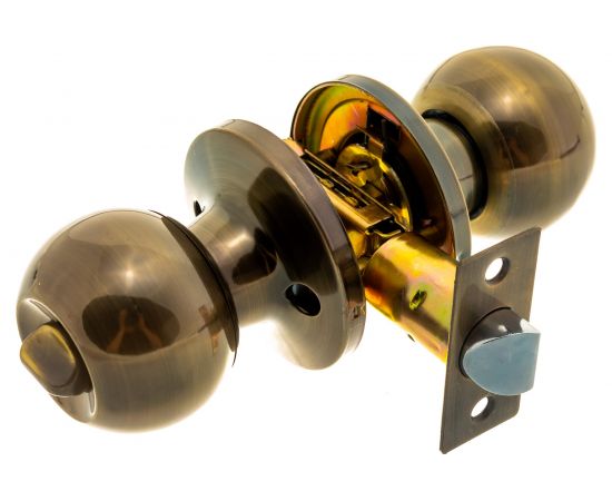 Ручка-защелка Фабрика замков 6072 AB BK СТ-00000134 