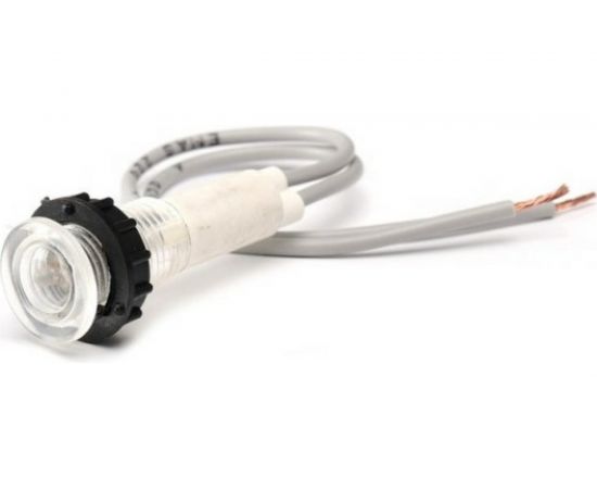 Сигнальная арматура Emas белая 10мм с силиконовым проводом 24В S100LB2 