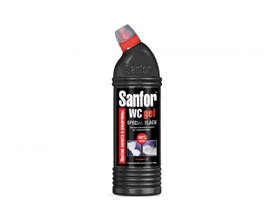 Чистящее средство 750 г WC gel Special Black SANFOR 1896 601978 