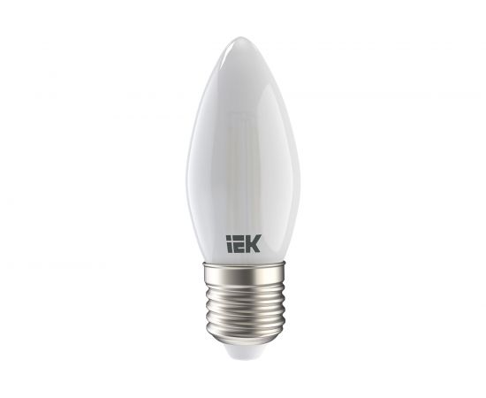 Лампа IEK серия 360, LED, C35, свеча, матовая, 7вт, 230В, 4000К, E27 LLF-C35-7-230-40-E27-FR 