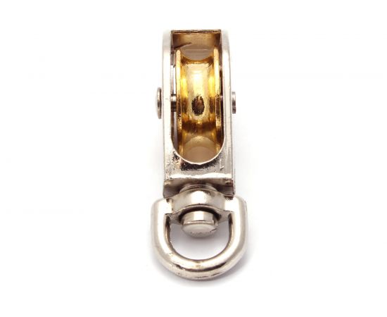 Блок для троса Партнер одинарный, оцинк., мет. шкив, 30 мм, 1 шт. - ярлык 826794 – изображение 2