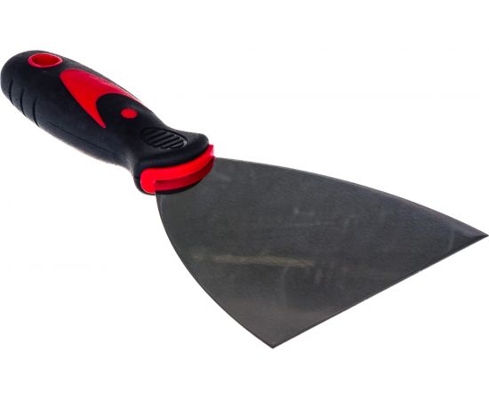 Шпатель из нержавеющей стали КЕДР ПРОФИ 100мм, двухкомпонентная ручка 041-0100 26229 – изображение 2