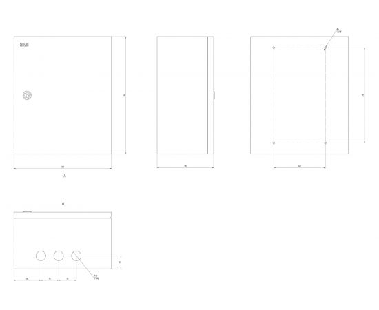 Корпус ЭРА SHMP-03-IP31-SIMPLE металлический SIMPLE ЩМП-03 Б0041654 – изображение 2