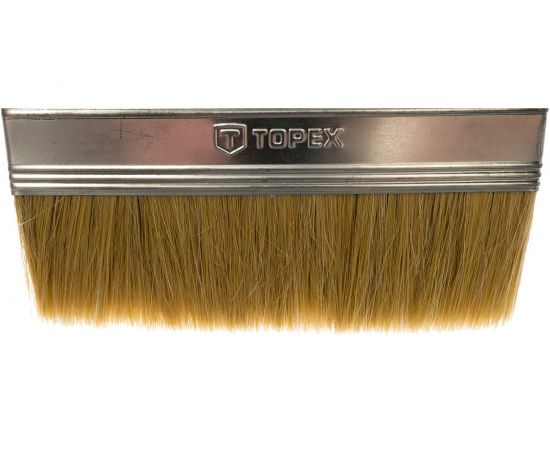 Кисть ракля 150 x 50 мм (пластиковая ручка, натуральная щетина) TOPEX Стандарт 20B969 – изображение 2