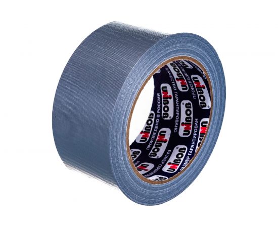 Армированная клейкая супер-лента UNIBOB 50 мм х 25 м серая 214999 – изображение 2