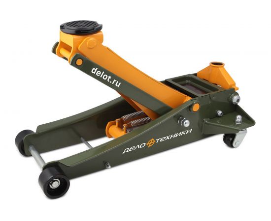 Подкатной домкрат Дело Техники двухплунжерный, 3.5 тонны, 100-533 мм 904435 – изображение 2