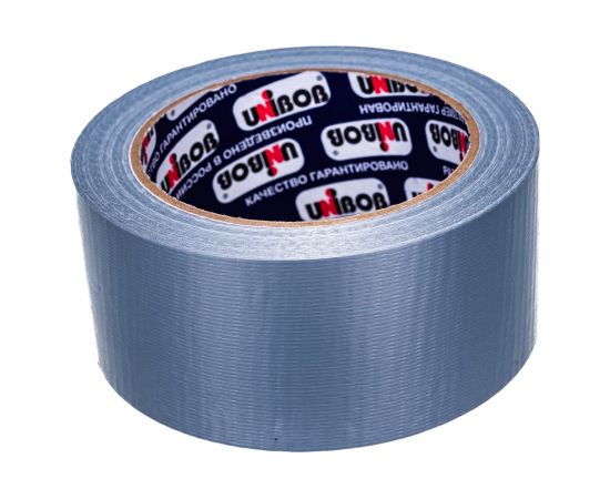 Армированная клейкая супер-лента UNIBOB 50 мм х 25 м серая 214999 – изображение 3