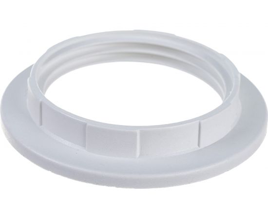 Кольцо для патрона ЭРА E27, пластик, белое Б0043681 – изображение 3