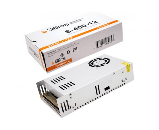 Блок питания SWG S-400-12, сетка, 400 W, 12V 00000000128 – изображение 3