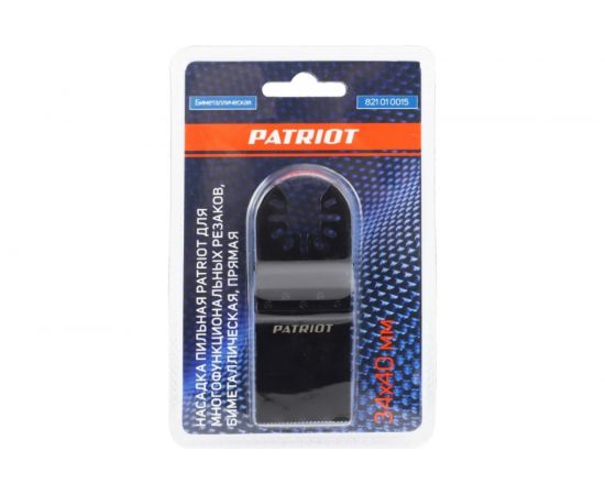 Насадка пильная для многофункциональных резаков (34х40 мм; биметалл; прямая) PATRIOT 821010015 – изображение 3