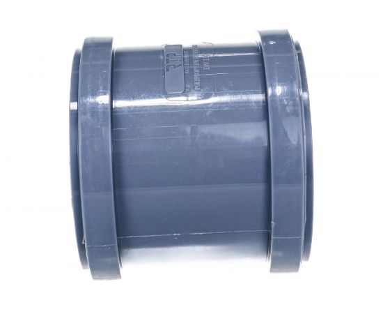 Канализационная соединительная муфта RTP с перегородкой, 110 мм, серая 11336 – изображение 3