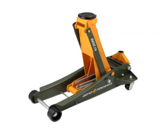 Подкатной домкрат Дело Техники двухплунжерный, 3.5 тонны, 100-533 мм 904435 – изображение 3