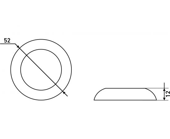 Сантехническая завертка к ручкам Аллюр 31132 состаренная бронза 12149 – изображение 3
