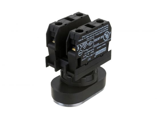 Нажимная кнопка Emas серия B, сдвоенная, черно-белая, 1НО+1НЗ, 250 В AC, 4 А, 8 шт. B102K20HB – изображение 4