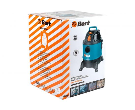 Строительный пылесос BORT BSS-1220-Pro – изображение 6