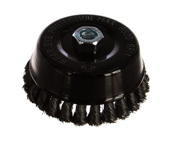 Щетка чашечная жгутовая METAL Standard (120 мм; М14) для УШМ D.BOR D02-MS-120-M14-050 – изображение 2