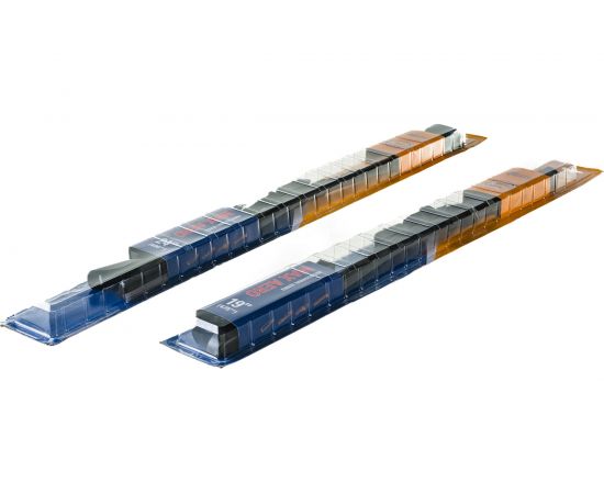 Комплект бескаркасных щеток стеклоочистителя KRAFT 600/475 мм, 10 адаптеров KT 830851 – изображение 2