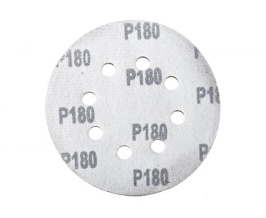 Круг абразивный шлифовальный (5 шт; 125 мм; P 180; 8 отв) КЕДР 54680 – изображение 3