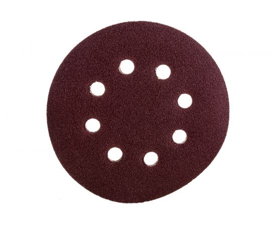 Круг абразивный шлифовальный (5 шт; 125 мм; P 100; 8 отв) КЕДР 54677 – изображение 3