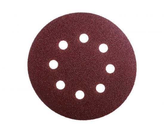Круг абразивный шлифовальный (5 шт; 125 мм; P80; 8 отв) КЕДР 54676 – изображение 4