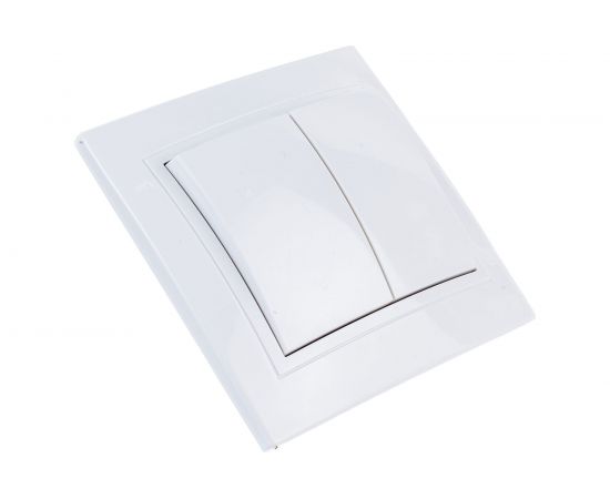 Выключатель TDM 2 кл. 10А белый ""Таймыр"" пром. упак,, бакелит. основание SQ1814-0502 – изображение 4