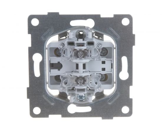 Выключатель GUSI ELECTRIC Bravo 2 клавиши, СУ, 10А, 250В, белый С10В2-001 – изображение 4