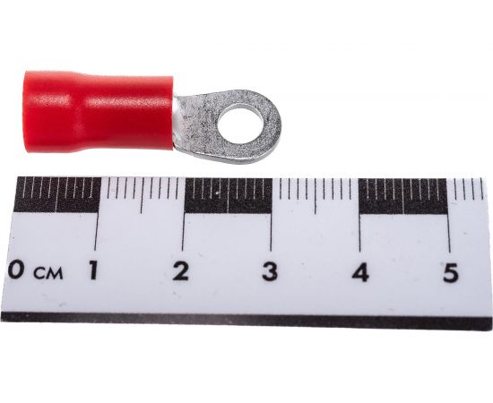 Кольцевой изолированный наконечник KLR ROV-508 с ПВХ манжетой 6.6...10.5мм2/М5/Красный/6500508 – изображение 5
