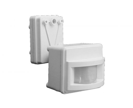 Датчик движения Jazzway PMS-IR 017 1200Вт 120гр. 2-12м WH IP44 5012998 