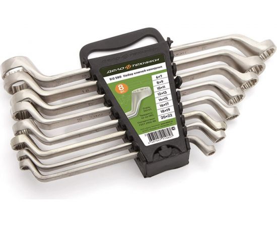 Набор накидных ключей 8 шт холдер ДТ/16 Дело Техники 512580 