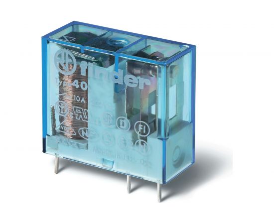 Миниатюрное реле Finder 1 перекидной контакт 10А, = 24В DC, 405190240000 