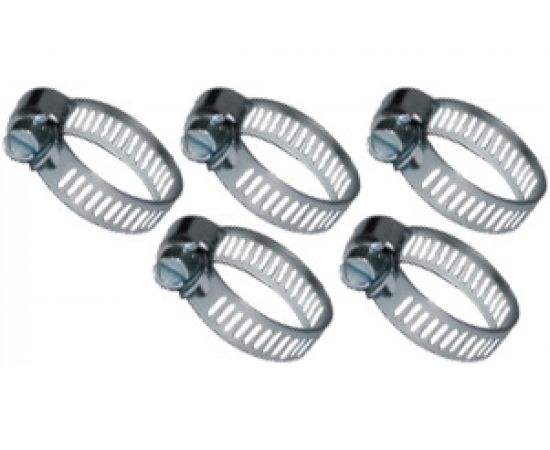 Хомуты FIT DIY оцинкованная сталь набор 5 шт 11 - 20 мм 64242 