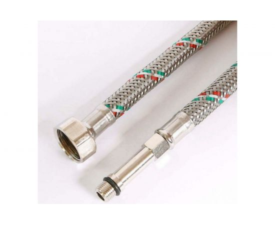 Подводка гибкая (МL10х1-1/2""; 40 см; удл. штуцер; DN 8; оплётка из нерж. стали) Uni-Fitt 503S2804 