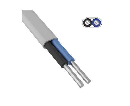 Алюминиевый провод АПБВВ ККЗ 2x4,0 кв.мм 200 м ГОСТ 01-8352-3 