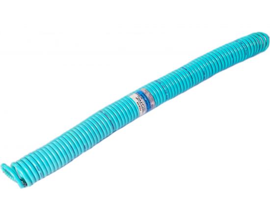 Шланг спиральный PU с фитингами рапид (20 м; 8х12 мм; рапид EURO) POWER TECHNIC PU12-20m 