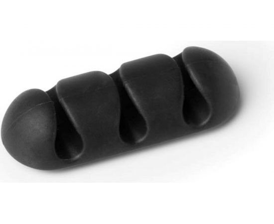 Фиксатор на 3 кабеля DURABLE до 5мм CAVOLINE CLIP 3, антрацит, 2шт./упаковка, 503937 