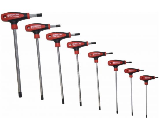 Набор шестигранных Т-образных ключей IZELTAS 8 предметов 4920008108 