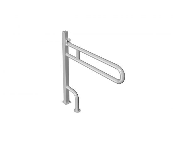 Откидной напольный поручень PALITRA TECHNOLOGY с фиксатором, 970x190x840 мм, стальной 82019-5-N 