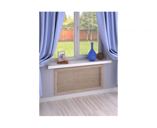 Экран для радиатора Стильный Дом Готико 90х60 см, дуб сонома v545905 – изображение 2