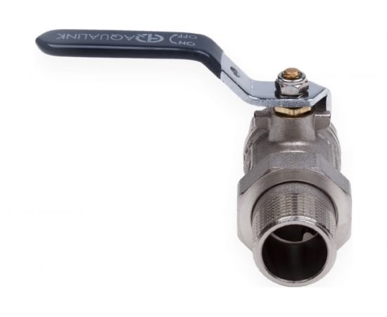 Шаровой кран со сгоном AQUALINK вн-нар 1 1/4 U ручка 3948 – изображение 2