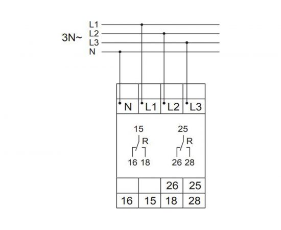 Реле контроля фаз TELE E3YM400VSY20 1341408 – изображение 2