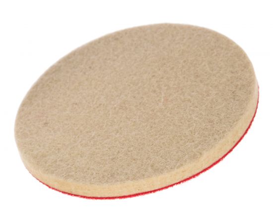 Насадка полировальная на липучке (115х7 мм; мех натуральный) КЕДР 079-1157 54623 – изображение 2